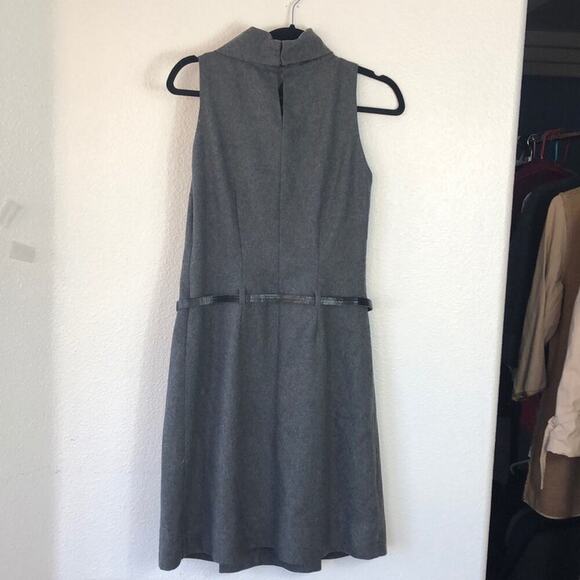 UNITED COLORS OF BENETTON GREY DRESS wool blend office academia school girl - Picture 2 of 2